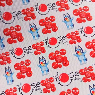 Red Nose Day 011 Canvas Fabric Sheet