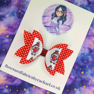 Red Nose Day 005 Hair Bow