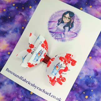 Red Nose Day 011 Hair Bow