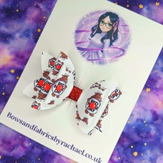 Red Nose Day 005 Hair Bow