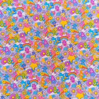 Retro Shows 009 Canvas Fabric Sheet