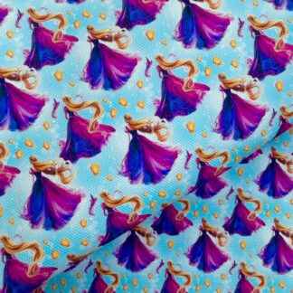 Golden Hair 004 Canvas Fabric Sheet