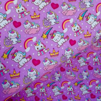 Unicorn 005 Canvas Fabric Sheet