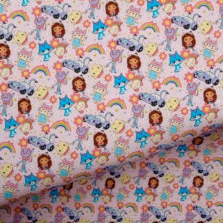 Dollhouse 007 Canvas Fabric Sheet