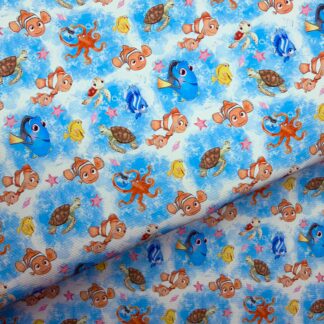 Pixar Ocean Friends 005 Canvas Fabric Sheet