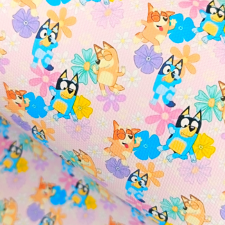 Blue Dog 027 Canvas Fabric Sheet