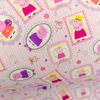 Pink Piggie 029 Canvas Fabric Sheet