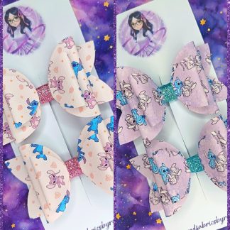 Stitch 4pcs Hair Bows