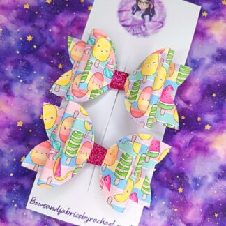 Ice Cream Hair Bows