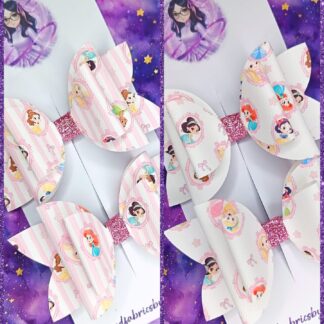 Disney Princess Hair Bows 4pcs