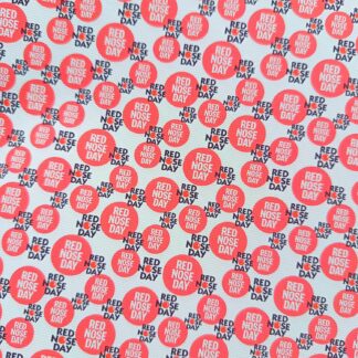 Red Nose Day 018 Canvas Fabric Sheet