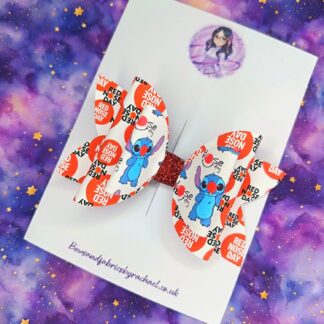 Red Nose Day 001 Hair Bow