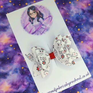 Red Nose Day 014 Hair Bow