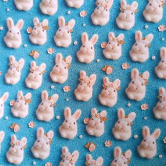 Bunnies 014 Canvas Fabric Sheet