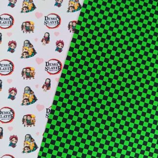 Demon Slayer Duo Pack Canvas Fabric Sheets