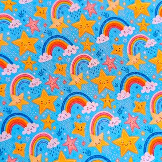 Rainbow 026 Canvas Fabric Sheet