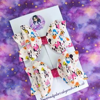 Minnie & Mickey Hair Bows