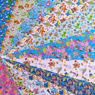 Toy Story Canvas Fabric Sheet Bundle