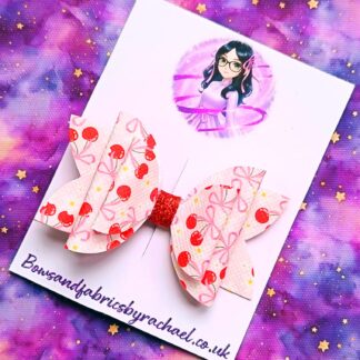 Cherry Bow 001 Hair Bow