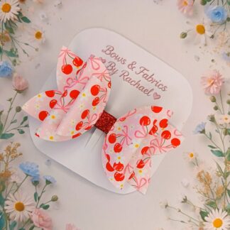 Cherry Bow 001 Hair Bow