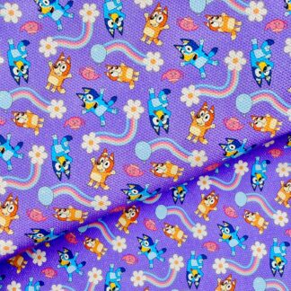 Blue Dog 003 Canvas Fabric Sheet