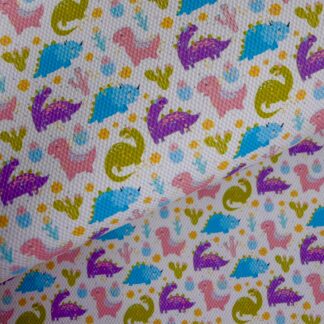 Dino 015 Canvas Fabric Sheet