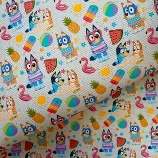 Blue Dog 026 Canvas Fabric Sheet