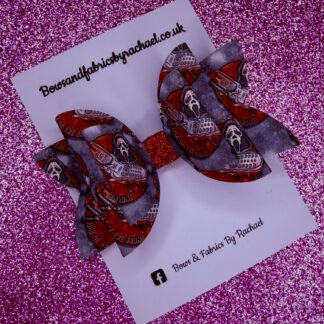 Ghost Face 003 Hair Bow