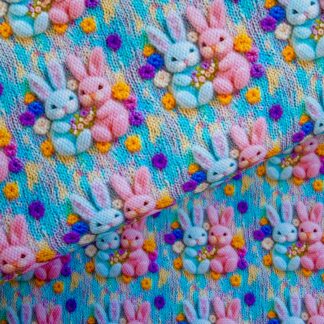 Bunnies 017 Canvas Fabric Sheet