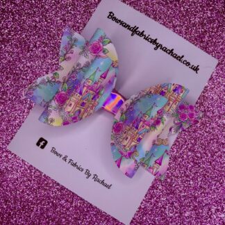 Floral Castle 001 Hair Bow