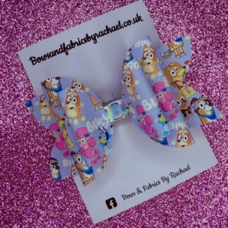 Blue Dog 015 Hair Bow