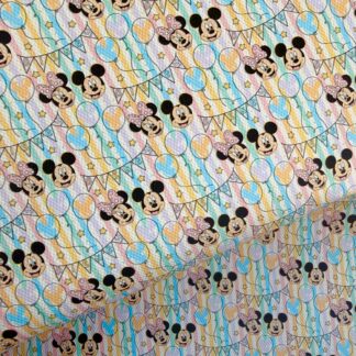 Disney Party 001 Canvas Fabric Sheet