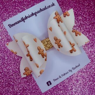 Gingerbread 003 Hair Bow