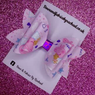 Pink Piggie 051 Hair Bow