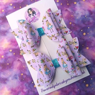 Alice In Wonderland Hair Bows