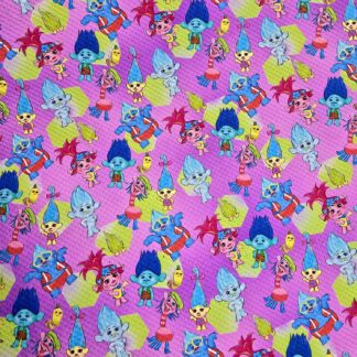 Trolls 001 Canvas Fabric Sheet