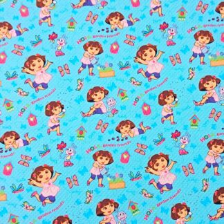 Retro Shows 018 Canvas Fabric Sheet