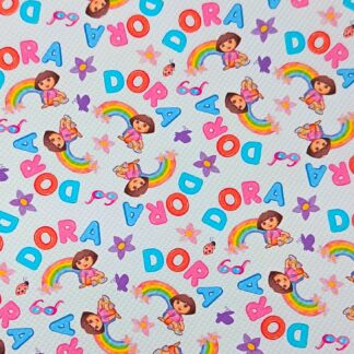 Retro Shows 020 Canvas Fabric Sheet