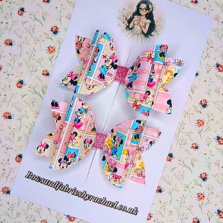 Minnie Hair Bows Pair