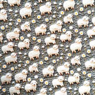 Sheep 002 Canvas Fabric Sheet