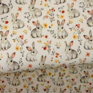 Bunnies 018 Canvas Fabric Sheet