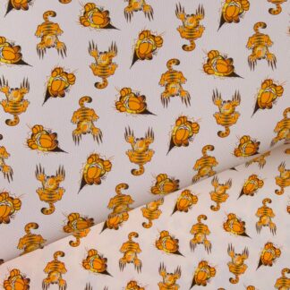 Ginger Cat 002 Canvas Fabric Sheet