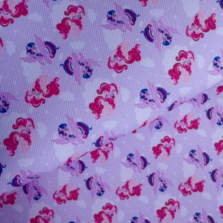 Pony Friends 006 Canvas Fabric Sheet
