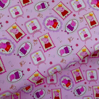 Pink Piggie 023 Canvas Fabric Sheet