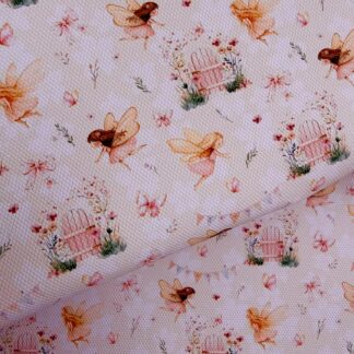 Fairy Garden 003 Canvas Fabric Sheet