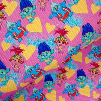 Trolls 005 Canvas Fabric Sheet