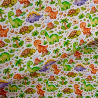Dino 022 Canvas Fabric Sheet