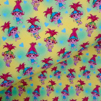 Trolls 008 Canvas Fabric Sheet