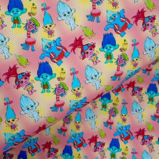 Trolls 009 Canvas Fabric Sheet