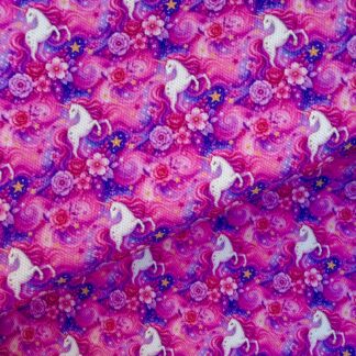 Unicorn 027 Canvas Fabric Sheet